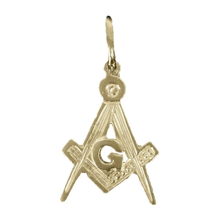 Hallmarked 9ct Gold Masonic Square And Compass Pendant 4 Hallmarked 9ct Gold Masonic Square And Compass Pendant - Image 2