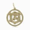 Solid 9ct Yellow Gold Masonic Pendant -Masonic Collection 09 1357