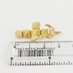 9ct Yellow Gold Masonic Handmade Orb Fob Ball Cross Pendant - Small -Masonic Collection 09sml 1375 5