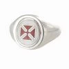 Reversible Solid Silver Knights Templar Masonic Ring 2 Reversible Solid Silver Knights Templar Masonic Ring -Masonic Collection 1288kta