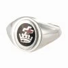 Reversible Solid Silver Royal Black Preceptory Masonic Ring 2 Reversible Solid Silver Royal Black Preceptory Masonic Ring -Masonic Collection 1288rbpa