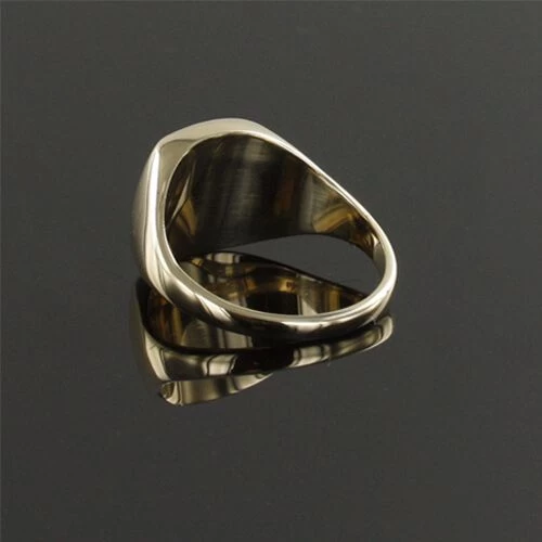 9ct Gold Synthetic Ruby Square And Compass Masonic Ring 6 9ct Gold Synthetic Ruby Square And Compass Masonic Ring - Image 4