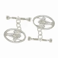 Gilt Red Cross Of Constantine Masonic Cufflinks