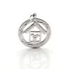 Sterling Silver 925 Masonic Pendant With Craft Past Masters Symbol -Masonic Collection 1339