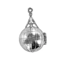 Rare Masonic Ladder Orb - Solid Silver
