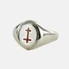Solid Silver Past Preceptor Masonic Ring - Fixed Head 2 Solid Silver Past Preceptor Masonic Ring - Fixed Head -Masonic Collection 1371pps
