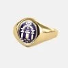 Gold Royal Arch Masonic Ring (Blue) - Fixed Head -Masonic Collection 1371ra blug