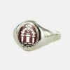 Solid Silver Royal Arch Masonic Ring (Red) - Fixed Head 1 Solid Silver Royal Arch Masonic Ring (Red) - Fixed Head -Masonic Collection 1371ra reds