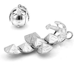 Large Size Solid Silver Masonic Orb