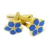 Small Masonic Forget Me Knot Cufflinks 1 Small Masonic Forget Me Knot Cufflinks -Masonic Collection 3 2 6