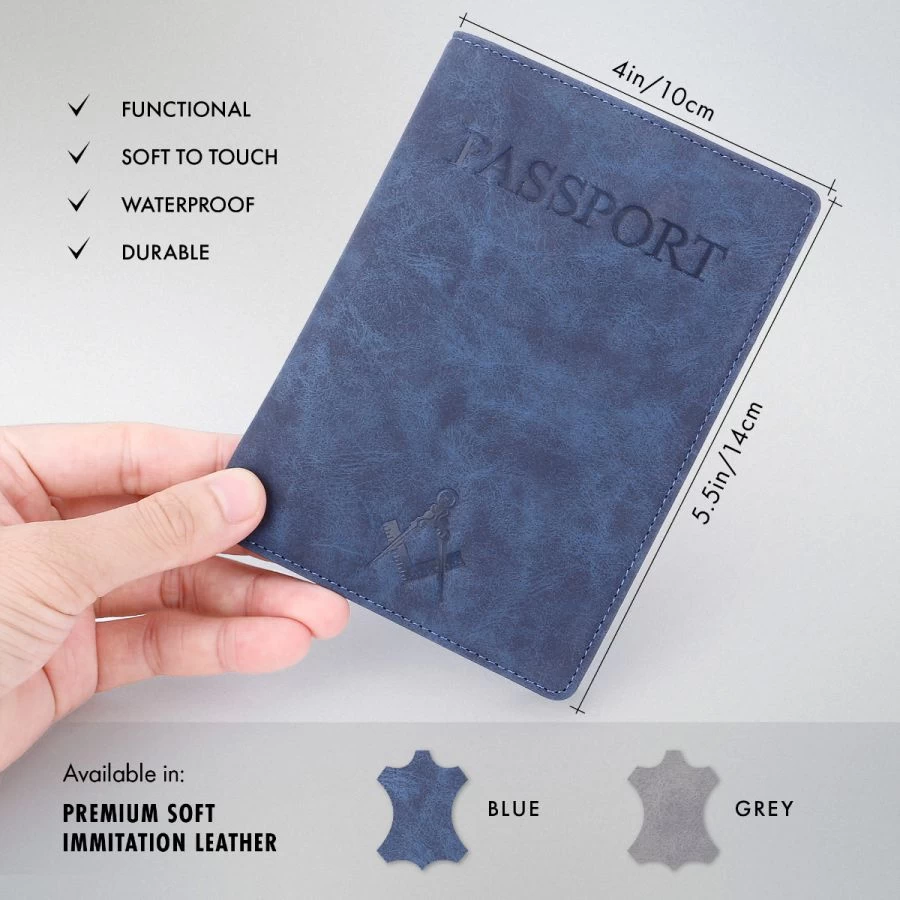 Freemasons Travel Passport Holder Wallet 5 Freemasons Travel Passport Holder Wallet - Image 3