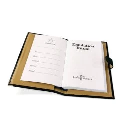 Domatic Ritual Large Print With A Bookcover -Masonic Collection bookcover large 1 2