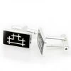 Base Metal Rectangular Operatives Masonic Cufflinks -Masonic Collection cl0005 1