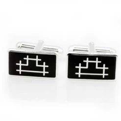Base Metal Rectangular Operatives Masonic Cufflinks -Masonic Collection cl0005 5