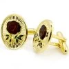 Gilt Rose Croix Masonic Cufflinks -Masonic Collection cl0048a