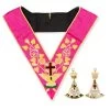 Masonic Rose Croix 18th Degree Collar & Jewel - Symbolic Regalia -Masonic Collection combo20