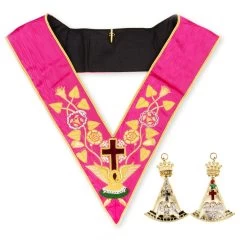 Masonic Rose Croix 18th Degree Collar & Jewel - Symbolic Regalia