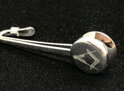 Freemasons Sterling Silver Craft Napkin Hook/Holder -Masonic Collection craft 925 napkin 3