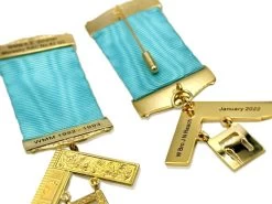 Masonic Past Masters Breast Jewel - Engraved Craft Details -Masonic Collection craft past masters breast jewel with engraved details 4