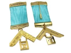 Masonic Past Masters Breast Jewel - Engraved Craft Details -Masonic Collection craft past masters breast jewel with engraved details 5