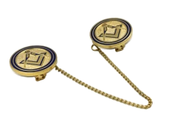 Craft Ladies Regalia Masonic Gown Clips -Masonic Collection dark blue ladies gown clip 1