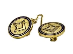 Craft Ladies Regalia Masonic Gown Clips -Masonic Collection dark blue ladies gown clip 3