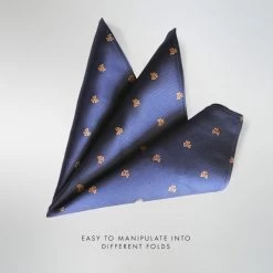 Masonic Royal Arch Chapter 100% Silk Pocket Square / Handkerchief -Masonic Collection fold 3