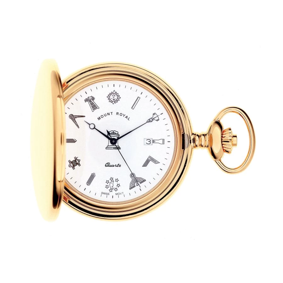 Full Hunter G409 PQ Masonic Pocket Watch 3 Full Hunter G409 PQ Masonic Pocket Watch