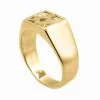 Solid 9ct Yellow Gold Masonic Signet Ring 2 Solid 9ct Yellow Gold Masonic Signet Ring -Masonic Collection gold signeta