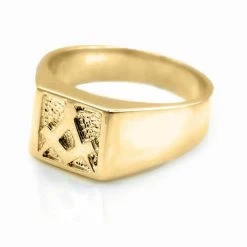 Solid 9ct Yellow Gold Masonic Signet Ring 7 Solid 9ct Yellow Gold Masonic Signet Ring -Masonic Collection gold signetc