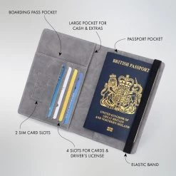 Freemasons Travel Passport Holder Wallet 17 Freemasons Travel Passport Holder Wallet -Masonic Collection grey structure