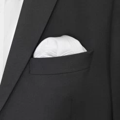 Freemasons White Craft 100% Silk Pocket Square / Handkerchief 21 Freemasons White Craft 100% Silk Pocket Square / Handkerchief -Masonic Collection hankies lifestyle both colors