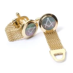 Masonic Onyx Cufflinks - Symbolic And Stylish Accessories