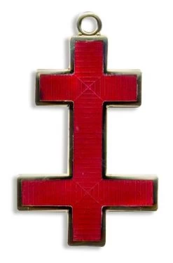 Knights Templar Patriarchal Cross Collarette Jewel