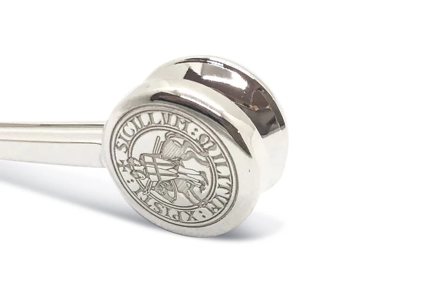 Freemasons Sterling Silver KT Knights Templar Napkin Hook/Holder 4 Freemasons Sterling Silver KT Knights Templar Napkin Hook/Holder - Image 2