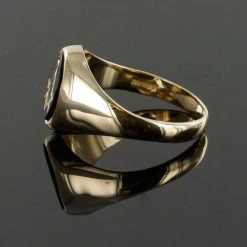 Gold Knights Templar VD SA Masonic Ring - Fixed Head 6 Gold Knights Templar VD SA Masonic Ring - Fixed Head -Masonic Collection ktvdsafix 09 c