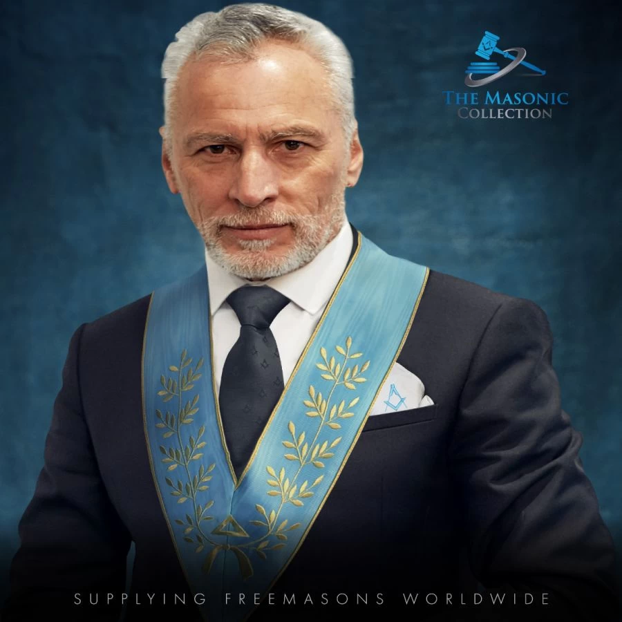 Freemasons White Craft 100% Silk Pocket Square / Handkerchief 13 Freemasons White Craft 100% Silk Pocket Square / Handkerchief - Image 11