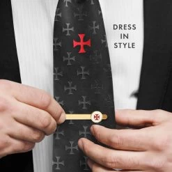 Knights Templar Cross Tie Slide -Masonic Collection lifestyle 15 1
