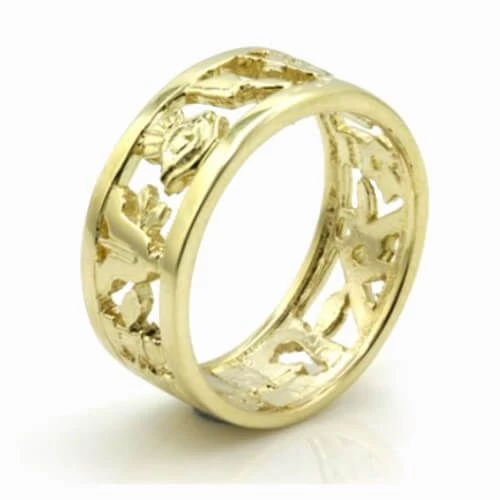 Masonic Wedding Ring In Solid 9ct Yellow Gold 3 Masonic Wedding Ring In Solid 9ct Yellow Gold