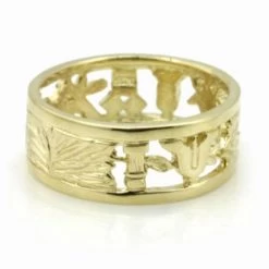 Masonic Wedding Ring In Solid 9ct Yellow Gold 9 Masonic Wedding Ring In Solid 9ct Yellow Gold -Masonic Collection masonic wed04