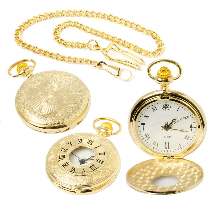 Masonic Half Hunter Pocket Watch 4 Masonic Half Hunter Pocket Watch - Image 2