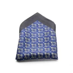 Masonic 100% Silk Craft Handkerchief - Printed Design