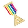 Royal Ark Mariner Grand Masters Breast Jewel - Masonic Significance -Masonic Collection rainbow jewel 2
