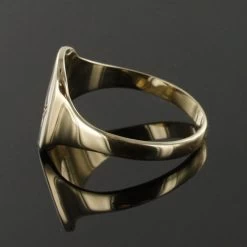 9ct Yellow Gold Square And Compass Masonic Signet Ring -Masonic Collection rem nog 04