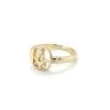 9ct Yellow Gold Cushion Craft Cut Out Ring 1 9ct Yellow Gold Cushion Craft Cut Out Ring -Masonic Collection rem w13