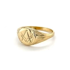 9ct Yellow Gold Craft Seal Ring