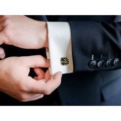 Masonic Onyx & MOP Pavement Design Cufflinks -Masonic Collection sku 90 2890 2 800x800 1