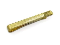 Masonic Barley Design Gold Tie Slide