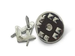 Craft Sq & Compass 925 Solid Silver Masonic Badge -Masonic Collection solid silver badge1 1