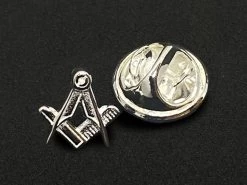 Craft Sq & Compass 925 Solid Silver Masonic Badge -Masonic Collection solid silver badge2 1